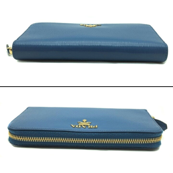 楽天市場】【中古】 PRADA (プラダ) 1ML506 ラウンドファスナー 長財布  