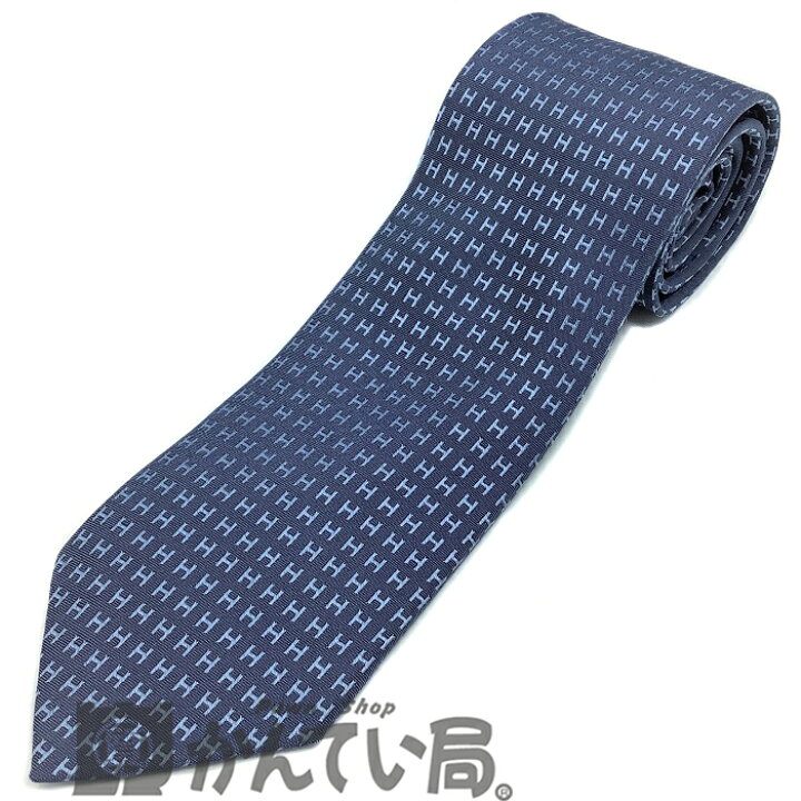 楽天市場】【中古】 HERMES (エルメス) H織り ネクタイ ファソネ H H 