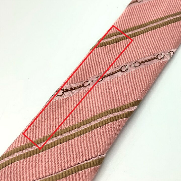 楽天市場】【中古】 GUCCI (グッチ) ホースビット ストライプ ネクタイ 