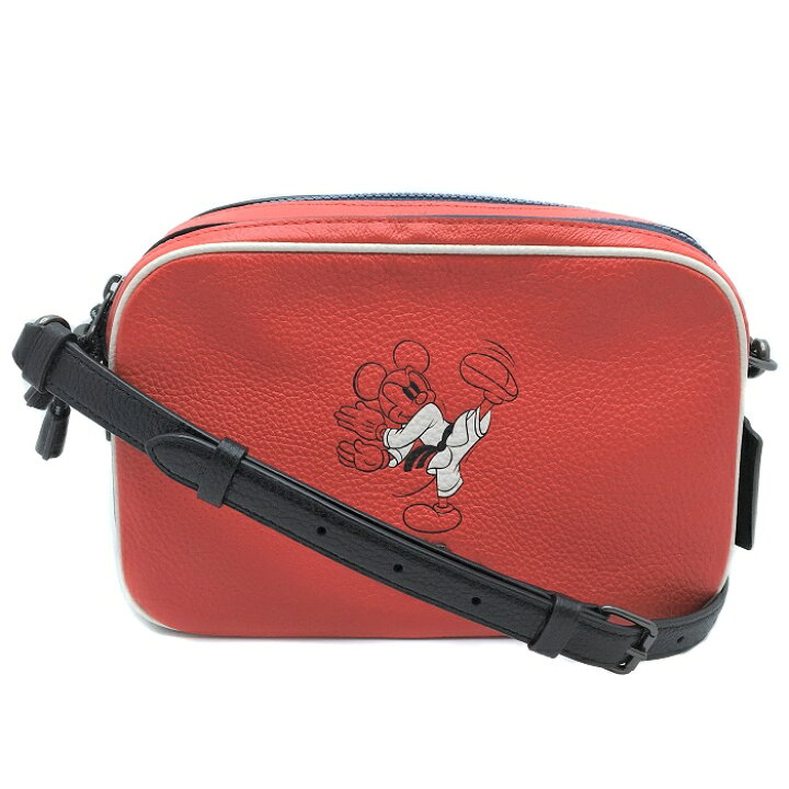 COACH×Disney ミッキー ショルダーバッグ シグネチャー コラボ COACH 