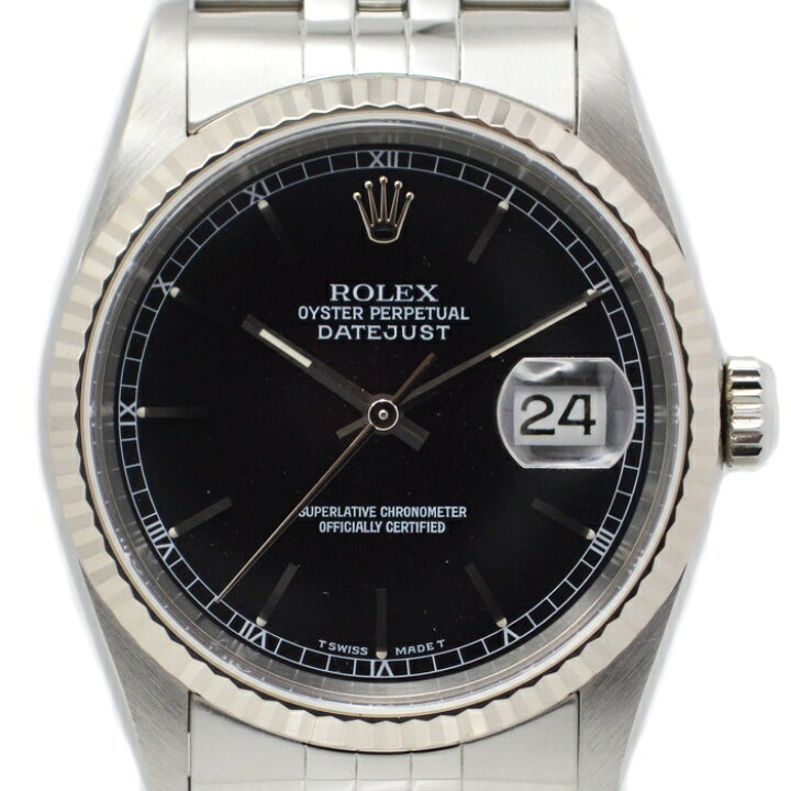 楽天市場】【中古】 ROLEX (ロレックス) 16234 デイトジャスト W番 94 