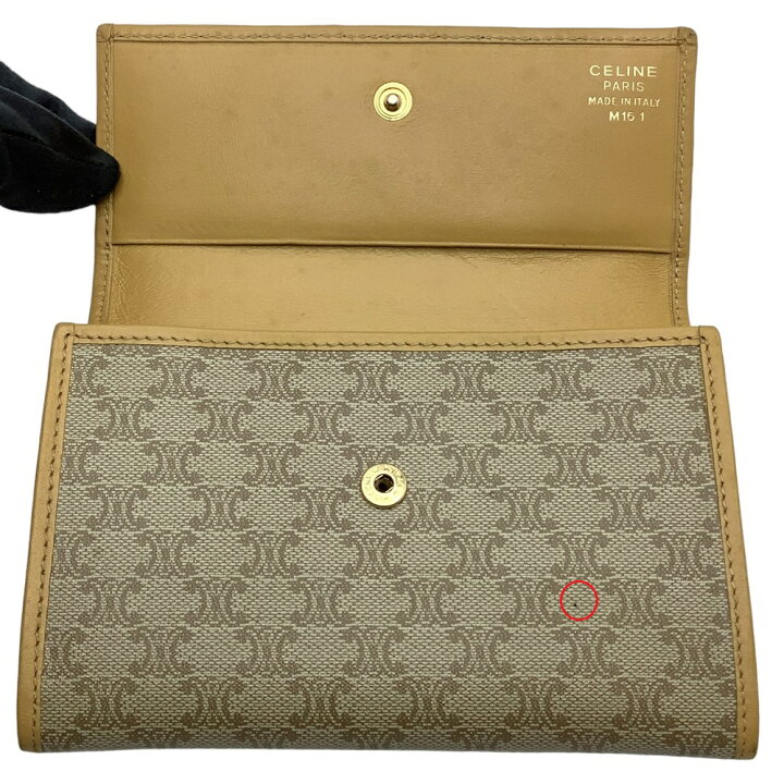 楽天市場】【中古】 CELINE (セリーヌ) M16 1 マカダム柄 財布 