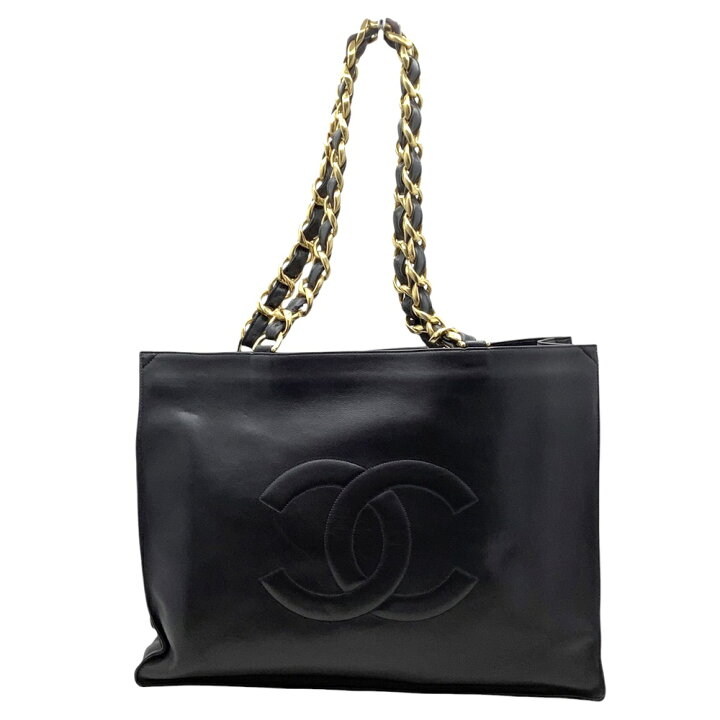 楽天市場】【中古】 CHANEL (シャネル) チェーン トートバッグ ココ  