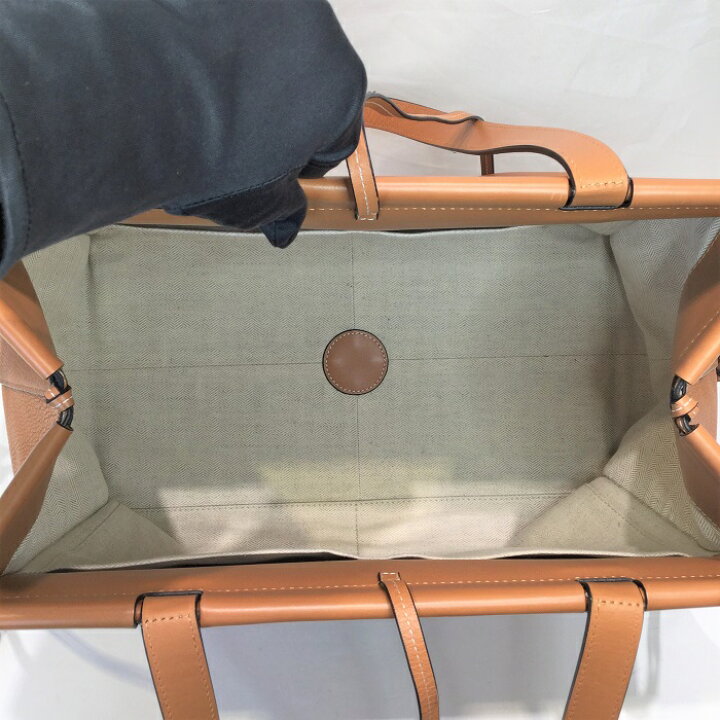 楽天市場】【中古】 LOEWE (ロエベ) クッショントート ラージ 309.12 