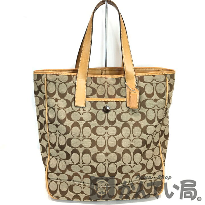 楽天市場】【中古】COACH 7069 コーチ シグネチャー トートバッグ 