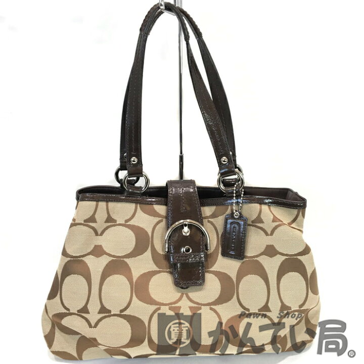 楽天市場】【中古】COACH (コーチ）F19253 シグネチャー・ソーホー 