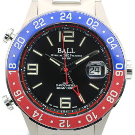 【中古】BALL Watch（ボールウォッチ）　DG3038A-S2CJ-BK　ロードマスター　パイロット　GMT　世界1000本限定　チタン　メンズ　腕時計【USED-A】