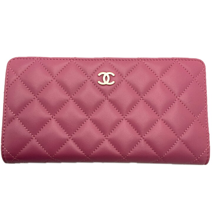 楽天市場】【中古】CHANEL(シャネル) マトラッセ 二つ折り長財布  