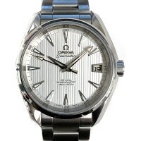 【中古】OMEGA(シーマスター)231.10.39.21.02.001シーマスターアクアテラコーアクシャルシルバー文字盤ATメンズ腕時計【USED-A】