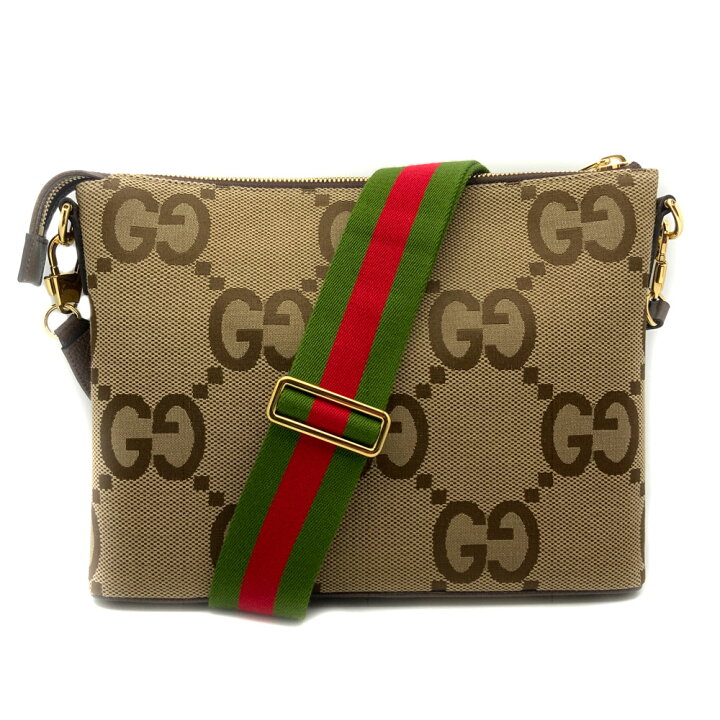 楽天市場】【中古】GUCCI（グッチ）ジャンボGG メッセンジャーバッグ 