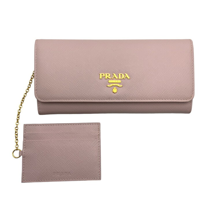 楽天市場】【中古】PRADA（プラダ）1MH132 サフィアーノ長財布 二 