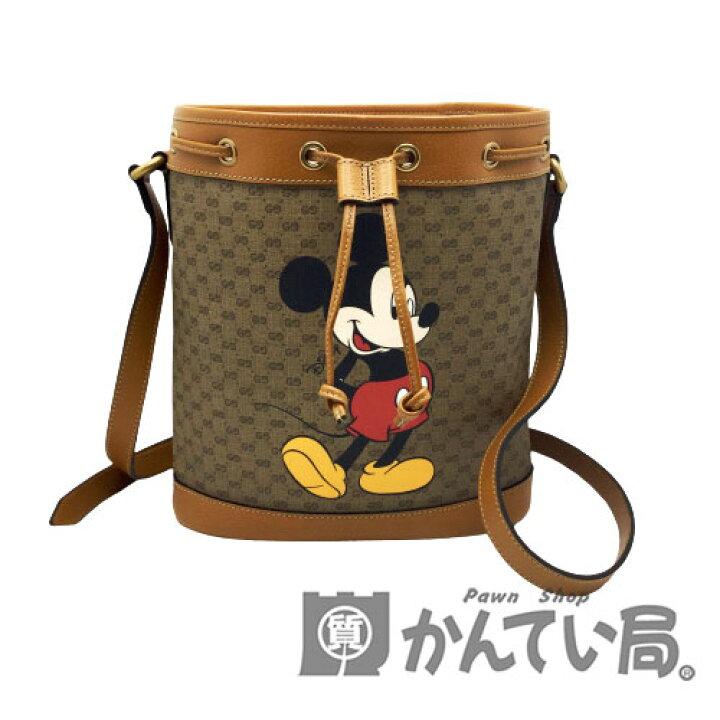楽天市場】【中古】 GUCCI (グッチ) DISNEYxGUCCI スモール バケット  