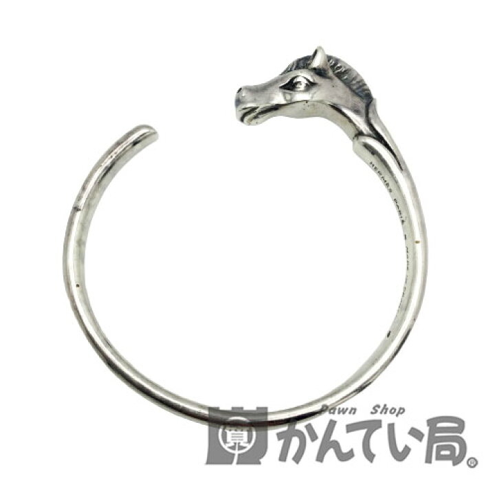 楽天市場】HERMES(エルメス) シュバルホース バングル ブレスレット 
