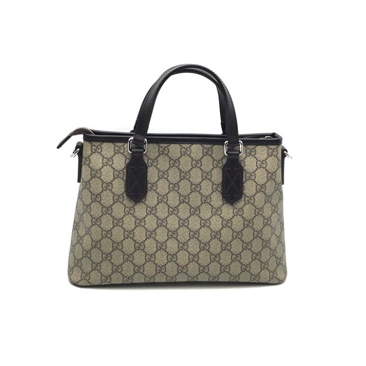 楽天市場】【中古】GUCCI グッチ GGスプリーム 2WAYバッグ ベージュ 