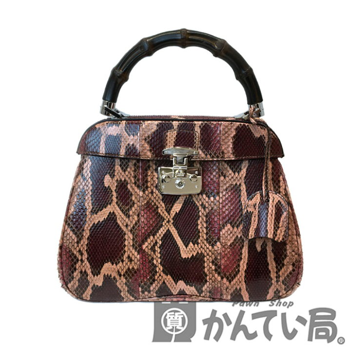 楽天市場】GUCCI(グッチ) 331830 バンブー レディロック パイソン 
