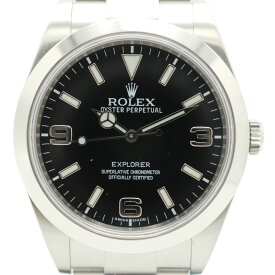 【中古】ROLEX（ロレックス）　214270　エクスプローラーI　前期　G番　2010年頃　ブラックアウト　日ロレOH済　メンズ　腕時計【USED-SA】