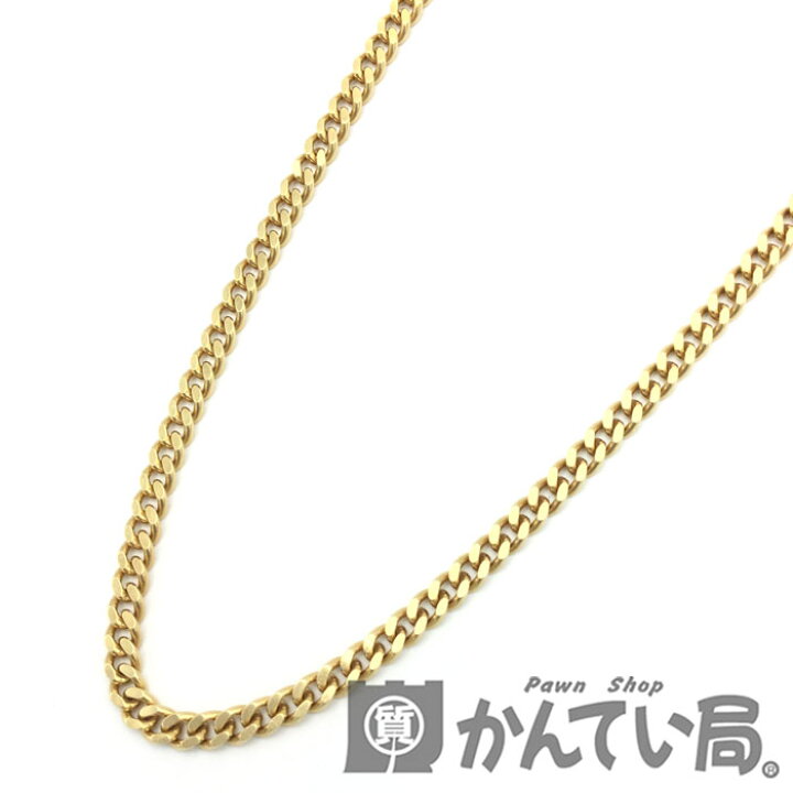 楽天市場】ジュエリーマキ K18 喜平ネックレス 2面シングル 40cm 30g  
