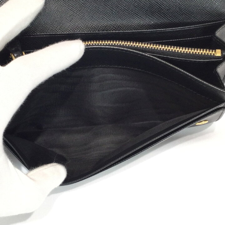 楽天市場】PRADA (プラダ) 1M1132 長財布 ファスナー ホック 小銭入れ 