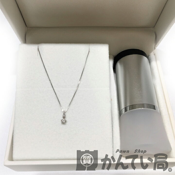 楽天市場】【中古】 K18WG ダイヤモンド ネックレス 【Wish upon a 