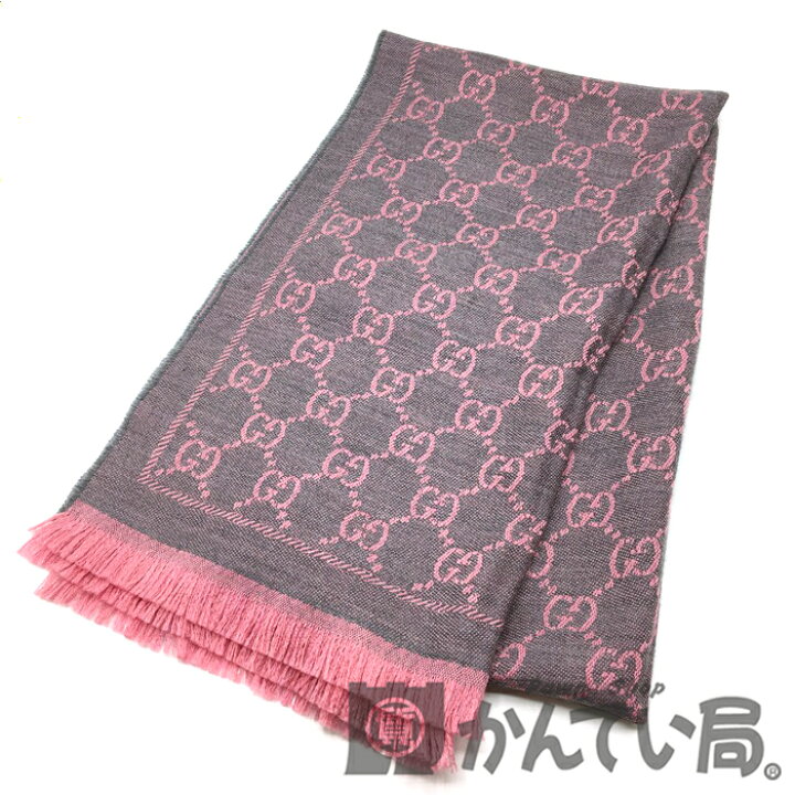 楽天市場】【中古】 GUCCI（グッチ） GGウール スカーフ ストール  