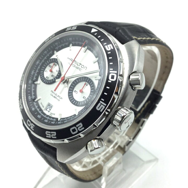 楽天市場】【中古】 HAMILTON (ハミルトン) H357560 パンユーロ クロノ  