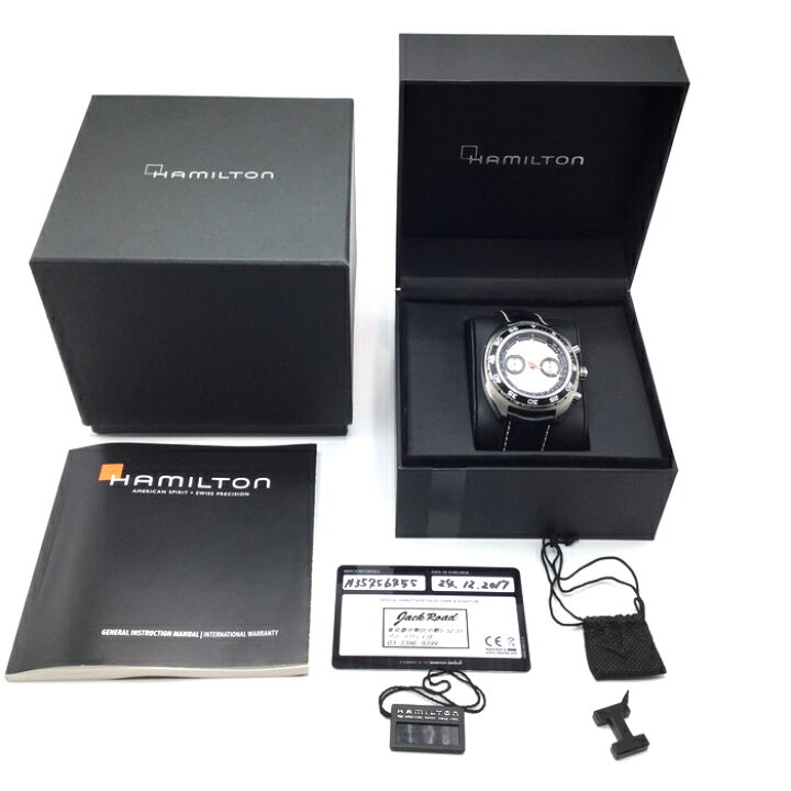 楽天市場】【中古】 HAMILTON (ハミルトン) H357560 パンユーロ クロノ  