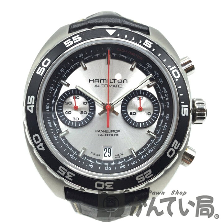 楽天市場】【中古】 HAMILTON (ハミルトン) H357560 パンユーロ クロノ  