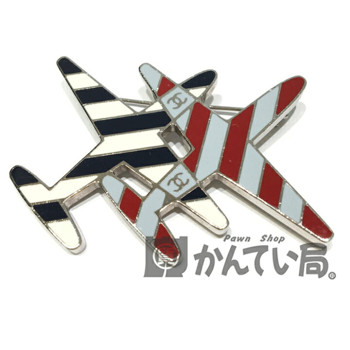 楽天市場】【中古】CHANEL（シャネル） エアライン 飛行機 ブローチ 
