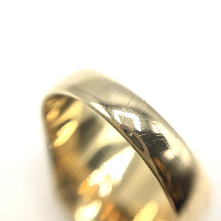 楽天市場】【中古】K18 印台 リング 指輪 約17g 約19号 地金 金 