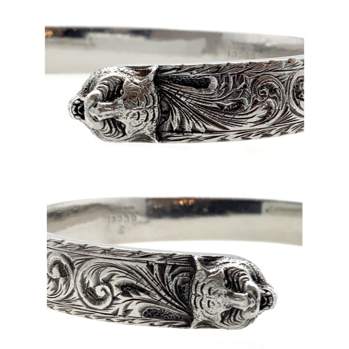 楽天市場】【中古】 GUCCI （グッチ） 433575 バングル キャットヘッド 