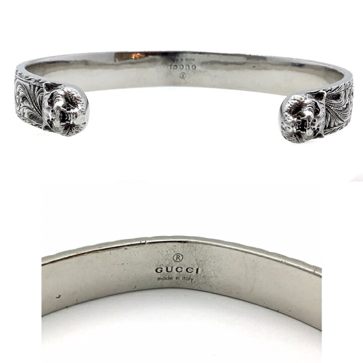 楽天市場】【中古】 GUCCI （グッチ） 433575 バングル キャットヘッド  