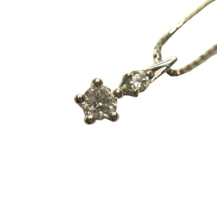 楽天市場】【中古】 K18WG ダイヤモンド ネックレス 【Wish upon a 