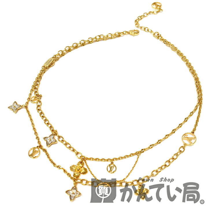Louis Vuitton Blooming Strass Necklace (M68374)