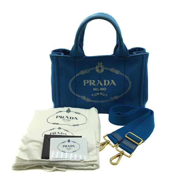 楽天市場】【中古】 PRADA (プラダ) B2439G カナパ トート バック 2WAY 