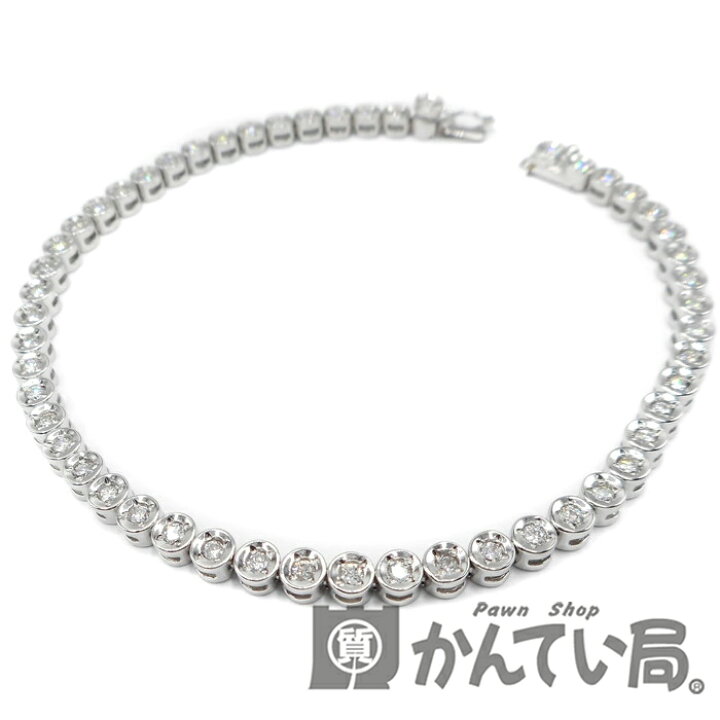 楽天市場】【中古】 Pt850 ダイヤモンド 1ct 1カラット テニス  