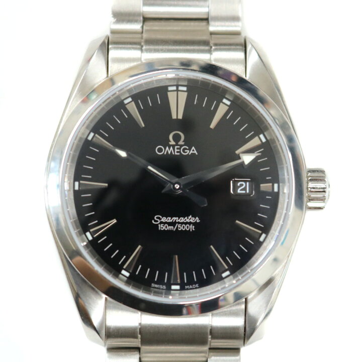 楽天市場】OMEGA（オメガ） 2518.50 シーマスター アクアテラ 黒文字盤  