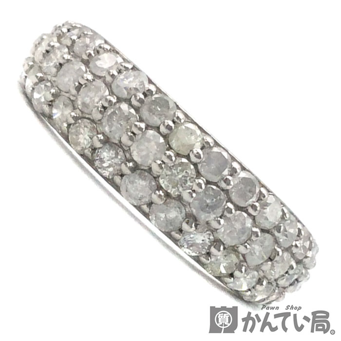 楽天市場】Pt900 ダイヤモンドリング TOTAL1.00ct 約8号 約2.5g