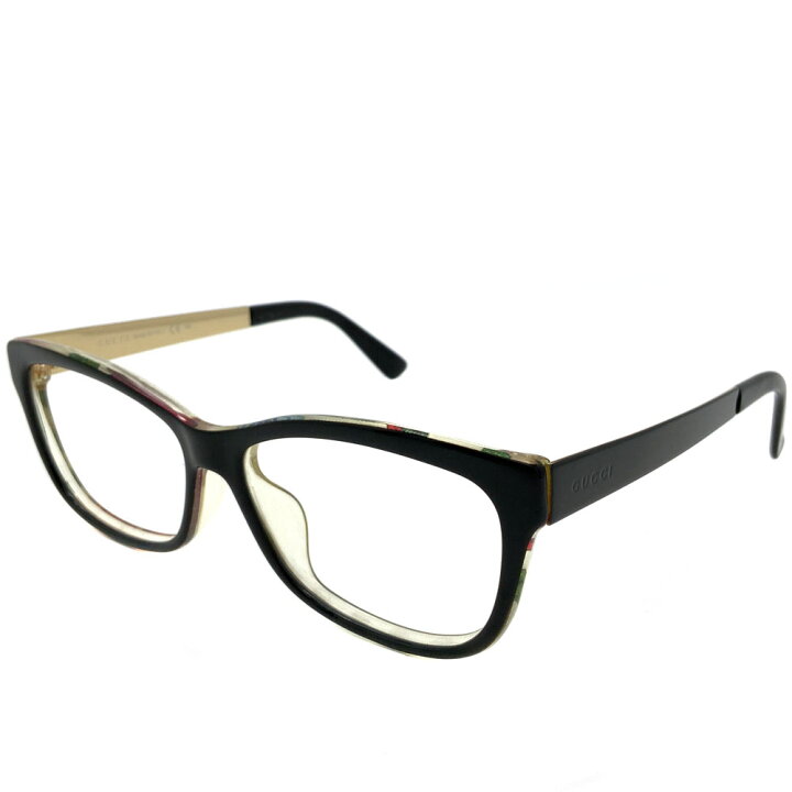 楽天市場】GUCCI（グッチ）GG3761/F メガネフレーム ブラック ゴールド 