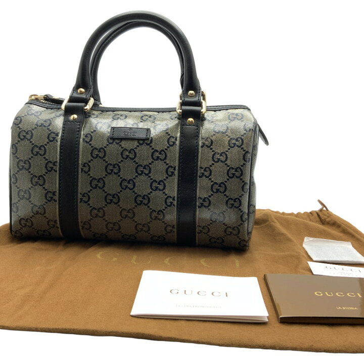 楽天市場】【中古】GUCCI（グッチ）193604 ミニボストン GGクリスタル 