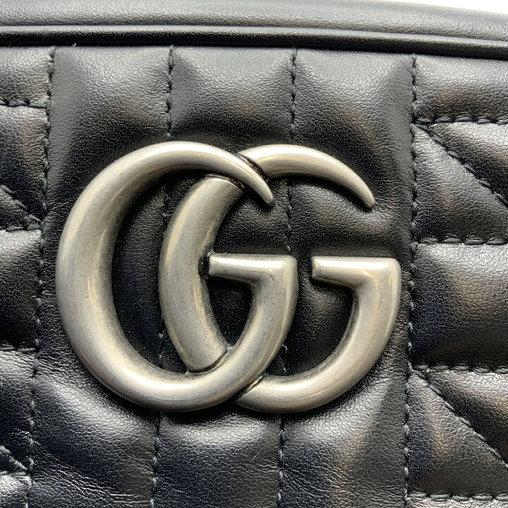 楽天市場】【中古】GUCCI（グッチ）447632 GGマーモント スモール  