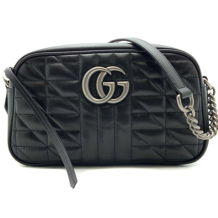 楽天市場】【中古】GUCCI（グッチ）447632 GGマーモント スモール  