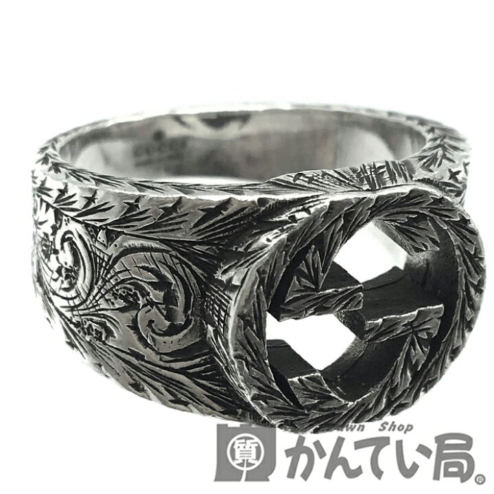 楽天市場】【中古】GUCCI (グッチ) 455302 インターロッキングG リング 