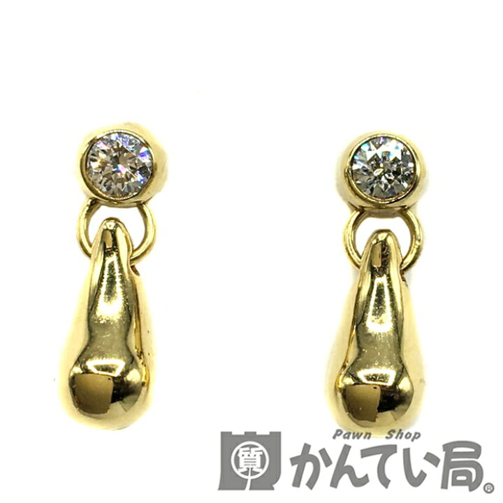 楽天市場】【中古】Tiffany&Co (ティファニー) ティアドロップ ピアス  