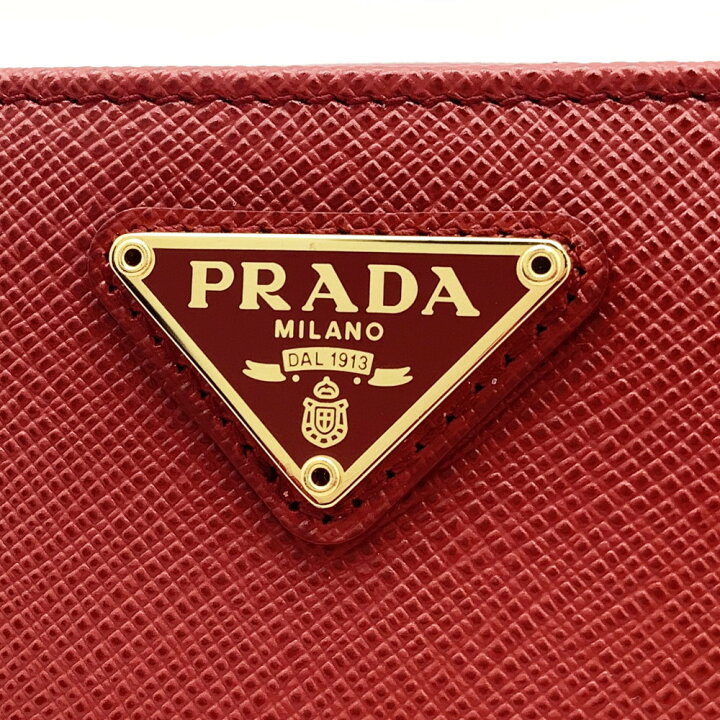楽天市場】【中古】 PRADA (プラダ) 1ML018 サフィアーノ 二つ折財布 