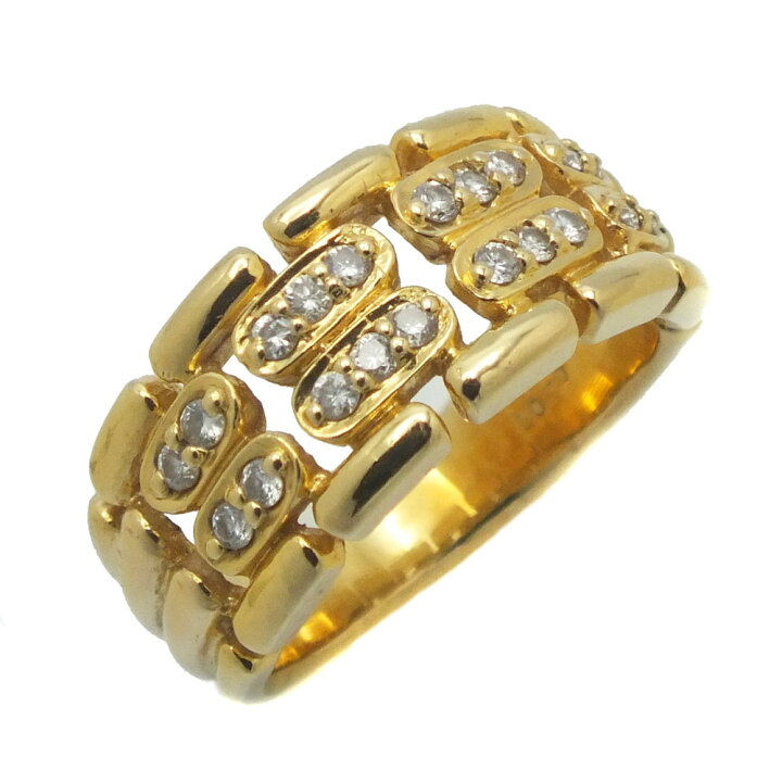 楽天市場】【中古】K18 ダイヤモンドリング 0.30ct 約13号 約7.5g  