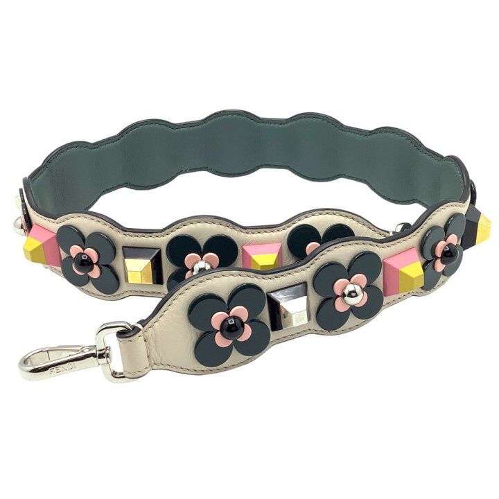 楽天市場】【中古】FENDI（フェンディ）ストラップ ユー フラワー  