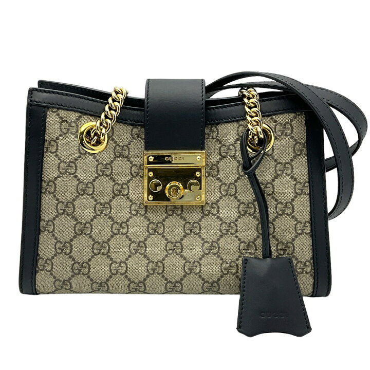 楽天市場】【中古】GUCCI（グッチ）498156 パドロック スモール 