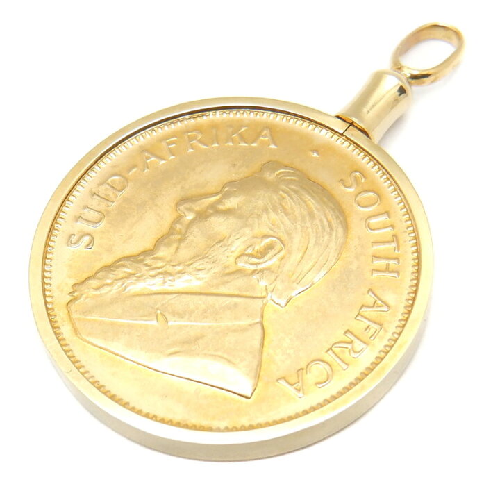 楽天市場】【中古】 K18枠 コイントップ クルーガーランド 金貨 1/2 oz 