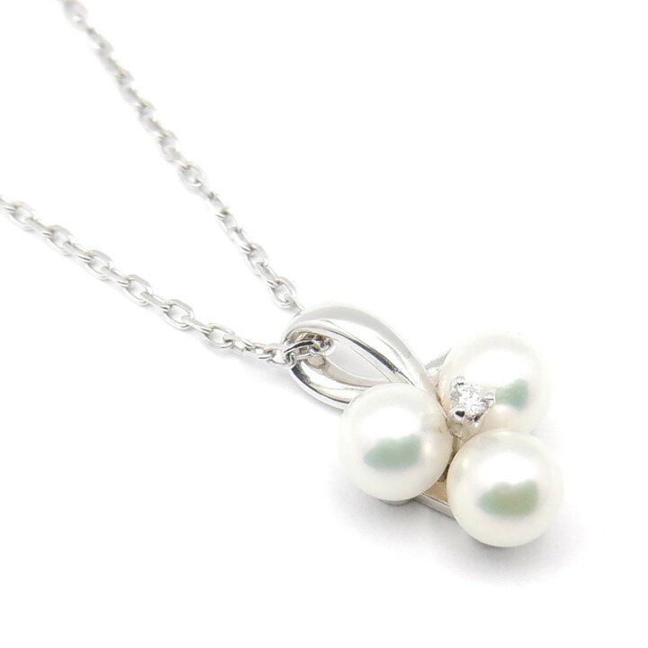 楽天市場】【中古】 MIKIMOTO（ミキモト） K18WG パール ネックレス PP  