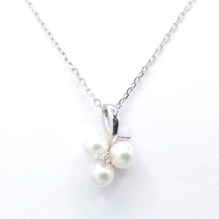 楽天市場】【中古】 MIKIMOTO（ミキモト） K18WG パール ネックレス PP 
